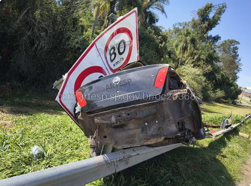 Um acidente a cada 63 horas. Este é o cenário da rodovia Dom Gabriel